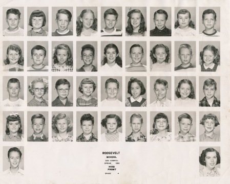 Mrs. Frost's Fourth Grade Class 1952