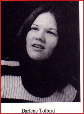 Darlene Tolbird - 1975 yearbook pic