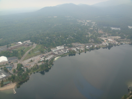 Lake Placid from the air