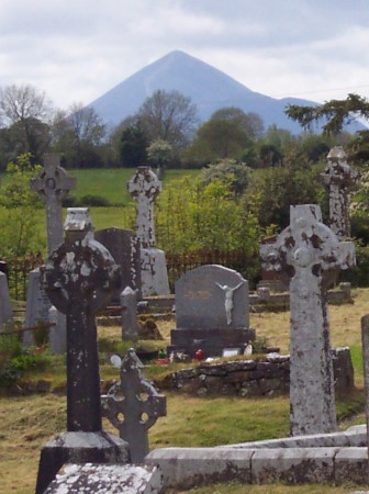 Headstones at Ballintubber Abbey