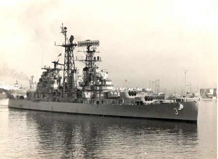 CLG3 leaving Long Beach shipyard. Feb 1965