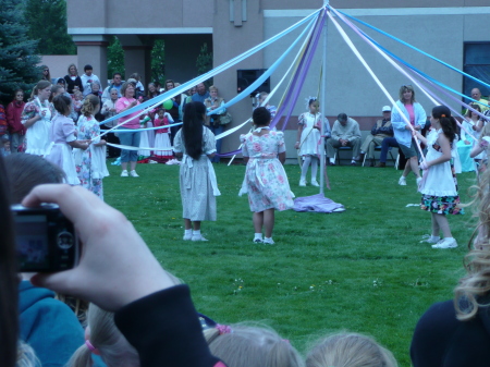 The Famous May Pole Dance
