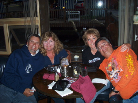 Sturgis 09 with brother Tim & wives