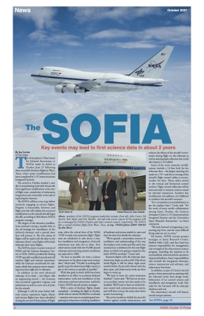 SOFIA, Stratospheric Observatory