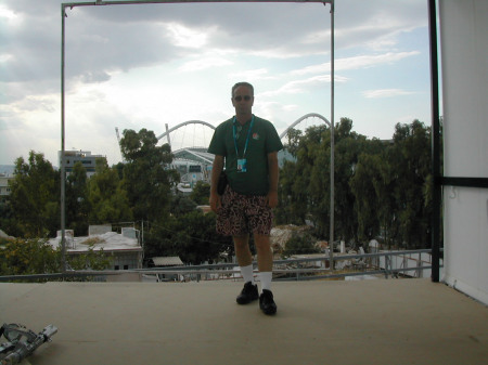 Today show overlooking Olympic Stadium Greece