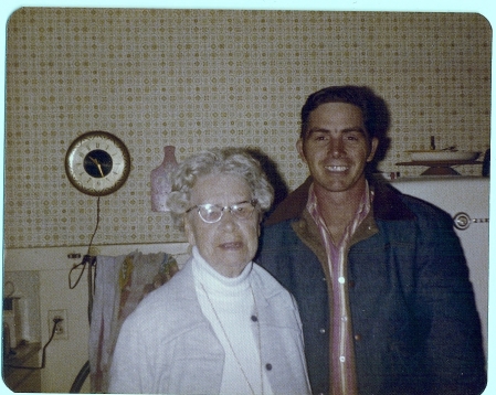 Mike with Grandmother Elg