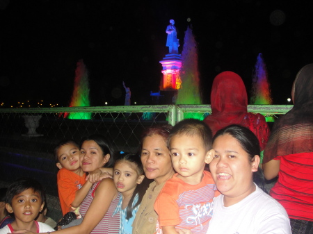 Rizal Fountain, Cabadbaran, Mindanao, Phils