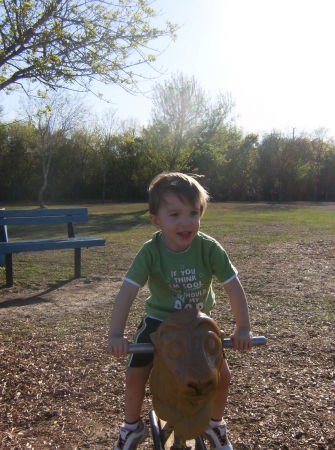 Landon at the Park