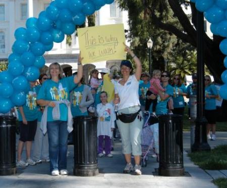 My sister & me at our 2008 Walk for PKD