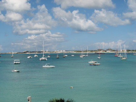View of Simpson Bay St Marteen