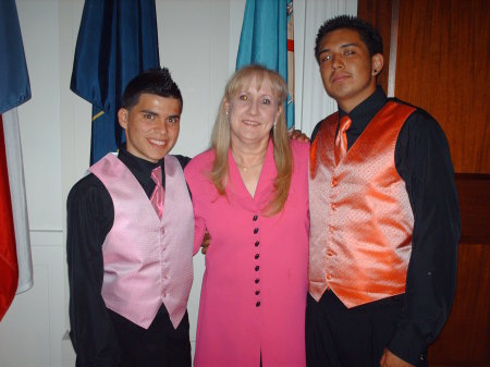 Me at 2009 prom with my students