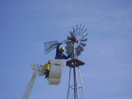 Oiling the windmill
