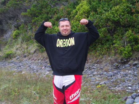 Riding at sandlake on oregon coast