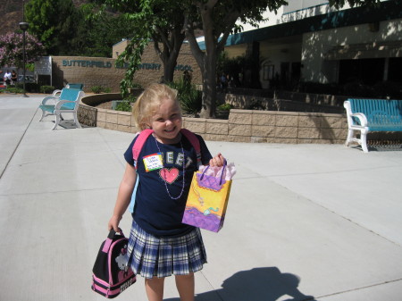 Rylees first day of school