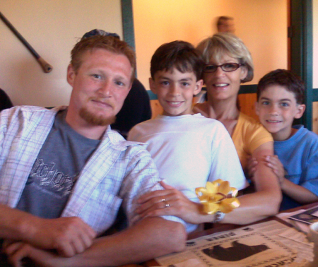 Me and my 3 Boys on Mother's Day '09