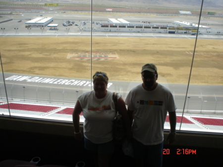 US WHEN WE WENT TO VEGAS SPEEDWAY