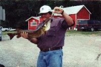 Me fishing in Canada 10 lbs Pike 2002