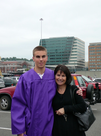 My son, Shane and me at his HS graduation