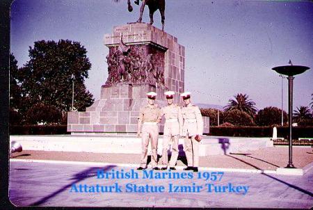 British Marines - Attaturk Statue