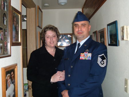 The day of my retirement from the USAF