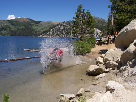 Ride up to Martlet Lake...