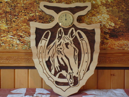 Arrowhead Clock Horse