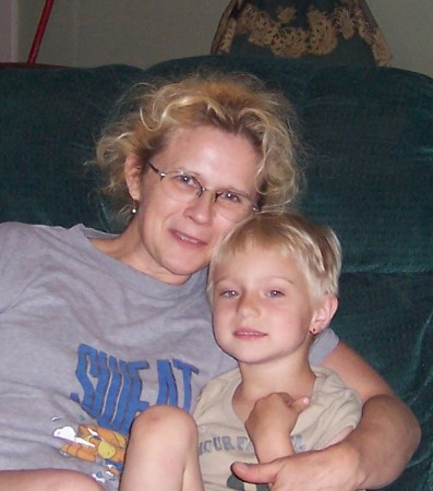 Caylin & Grandma 2002 summer