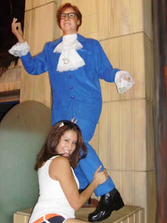 At the wax museum last year