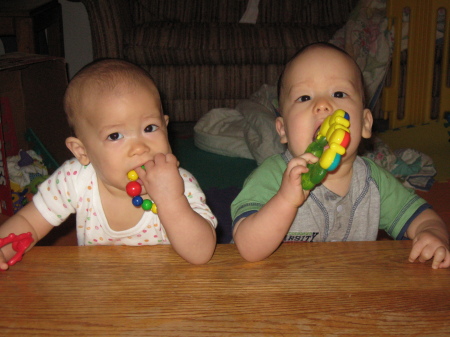 Twin teething rings