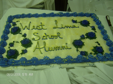 2008 WLHS Reunion cake