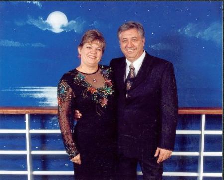 Ann and Jerry crusiing Alaska 2000