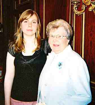 Elizabeth and Mom at Nan's wedding