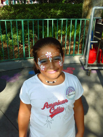 Romeia at Disney World on her birthday.