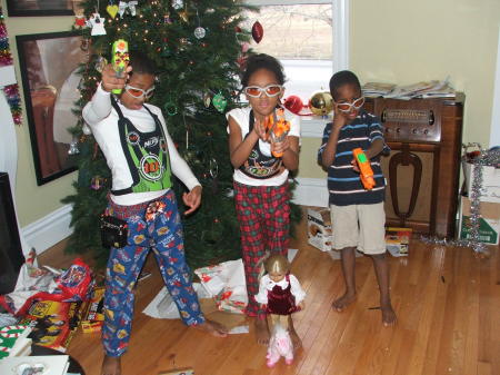 Kids at Christmas