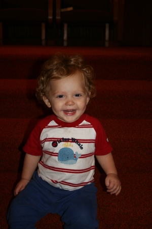 Our youngest grandson, Caleb