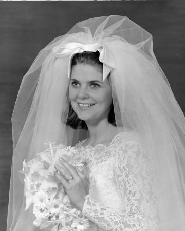 Colleen as a bride, 1969