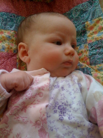 Our Two month old grandaughter, Charlotte..