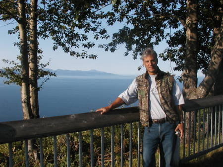Overlooking the entrance to Homer Alaska