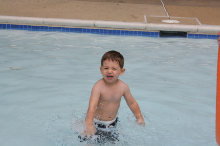 Cal at the Pool