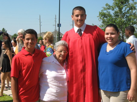 Lucas, Mamaw, Ronnie and Steph