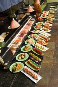 The sushi bar