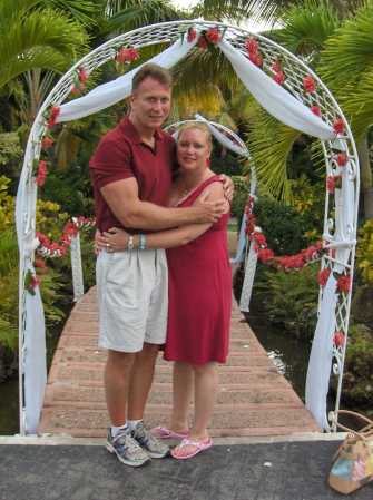 Lori and Ron at the Melia Caribe Resort