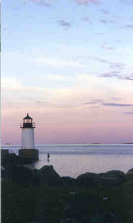 Sunset at Salem Lighthouse