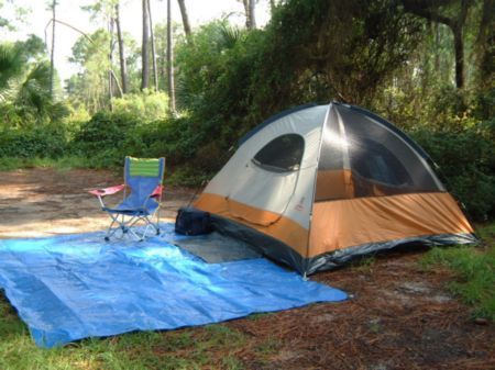 Tenting in North Carolina - 2004