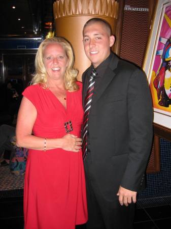 Debbie Elliott and her son