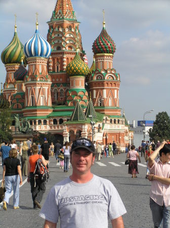 Me in Red Square, Moscow, Russia.