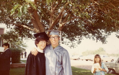 Jim Cooper with Grandmother Pansy Hardy