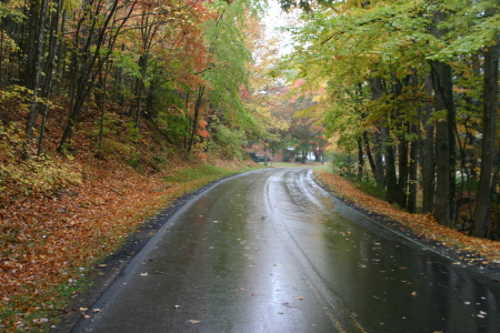 Afternoon showers on the Blue Ridge Parkway.