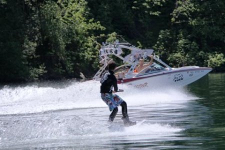 Nick with boat