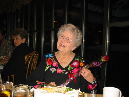 MOM'S LAST VALENTINE DINNER 2007